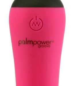 Palmpower Groove handlicher Massagestab mit Reizrillen Pink